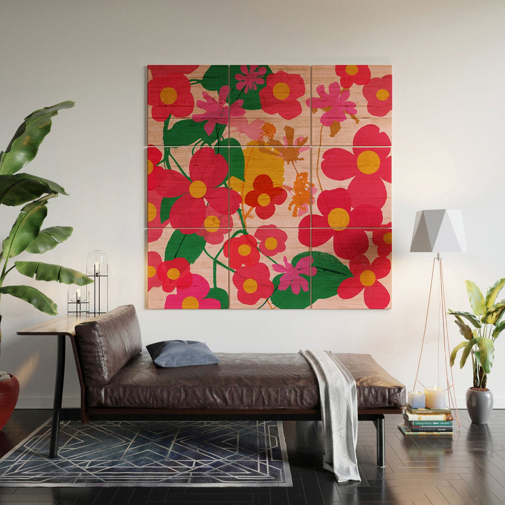 Garima Dhawan garden 2 Wood Wall Mural