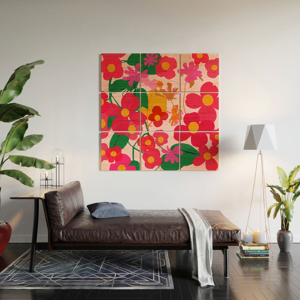 Garima Dhawan garden 2 Wood Wall Mural