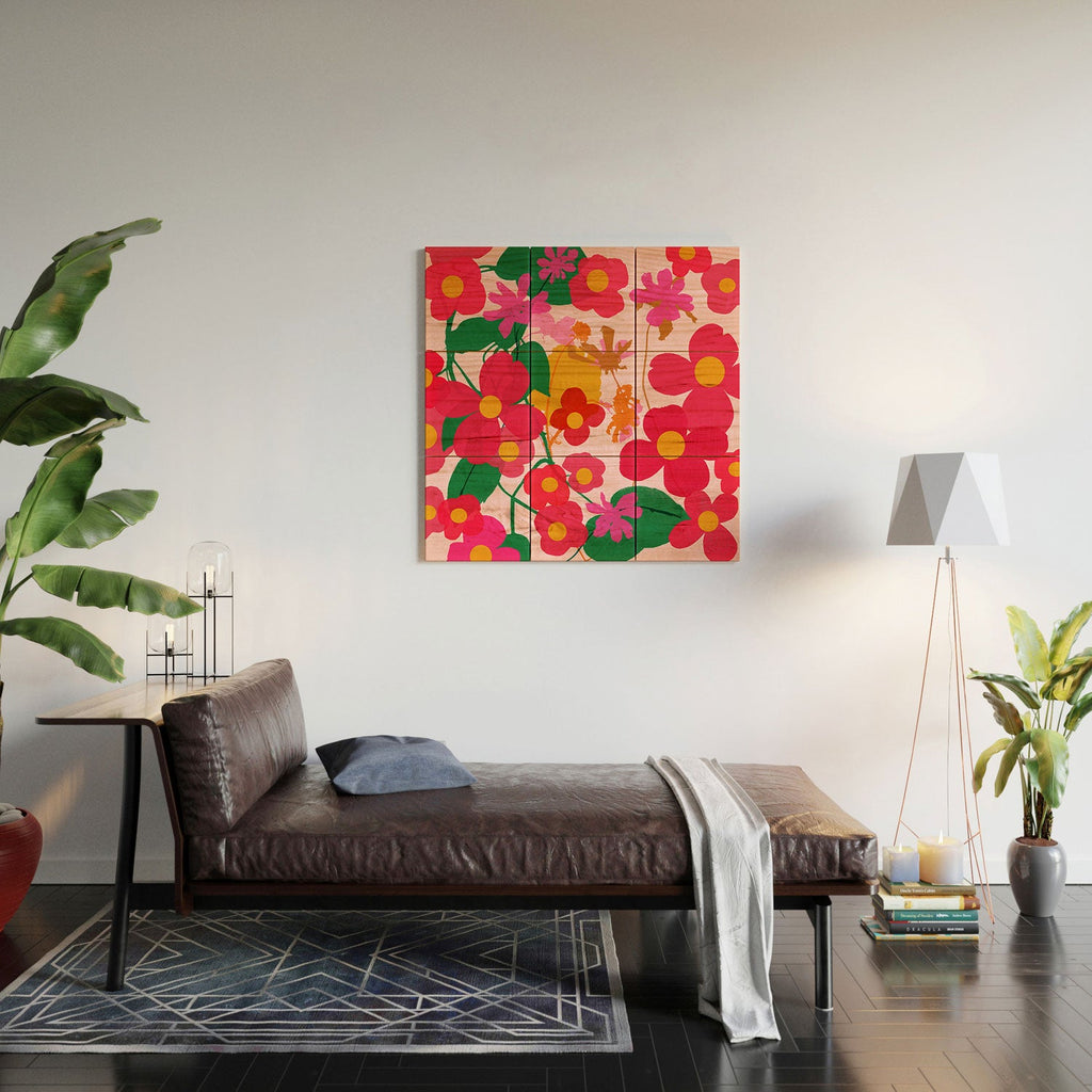 Garima Dhawan garden 2 Wood Wall Mural