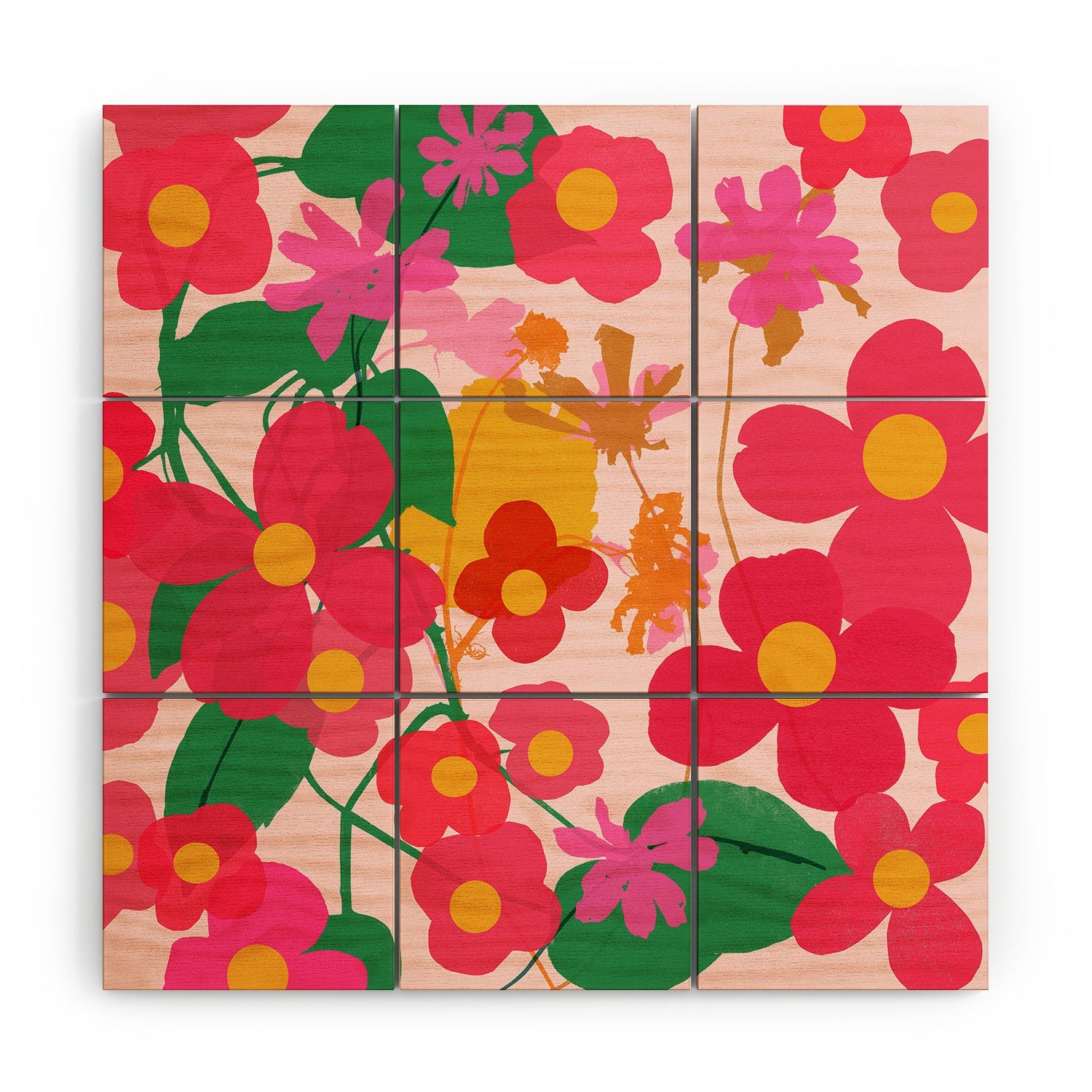 Garima Dhawan garden 2 Wood Wall Mural