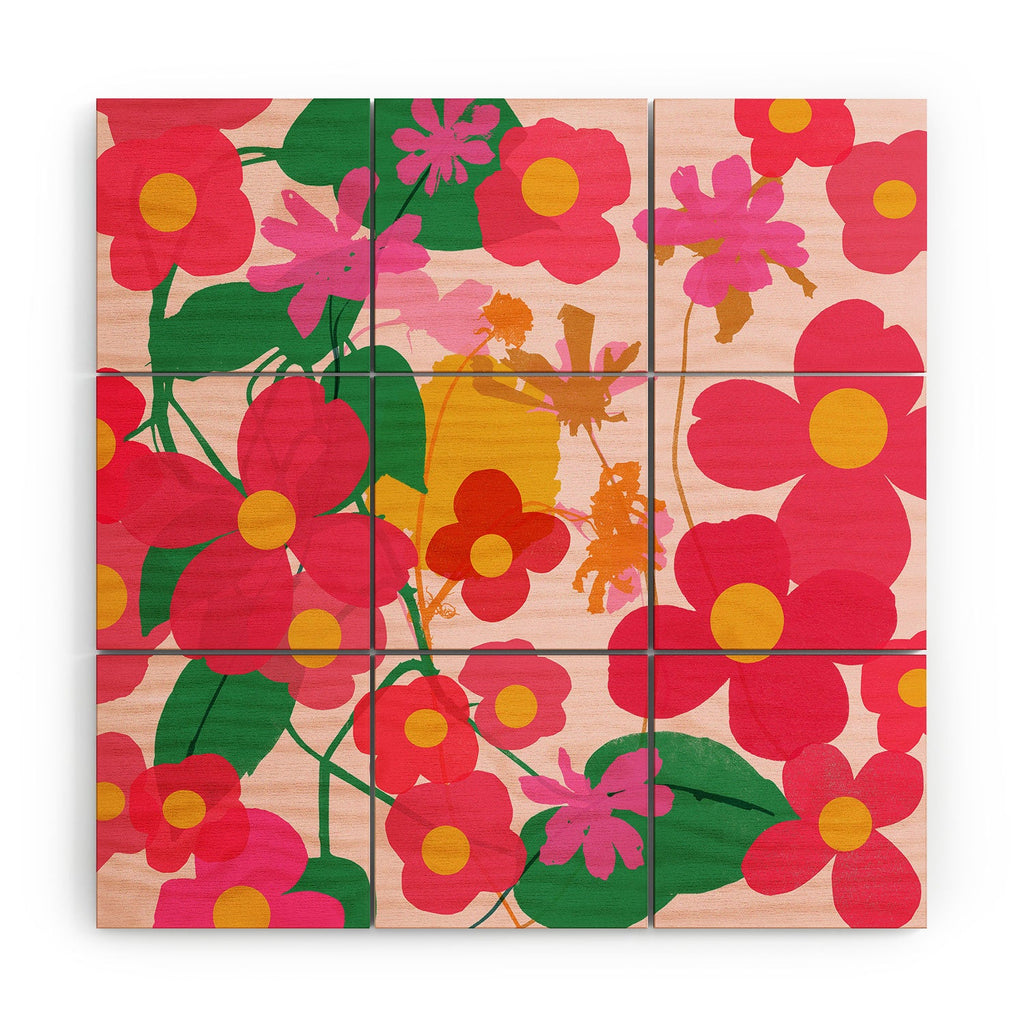 Garima Dhawan garden 2 Wood Wall Mural