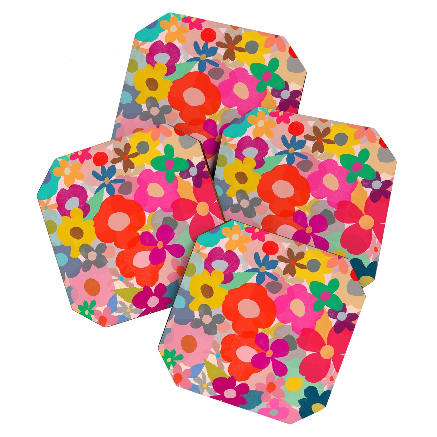 Garima Dhawan garden 3 Coaster Set