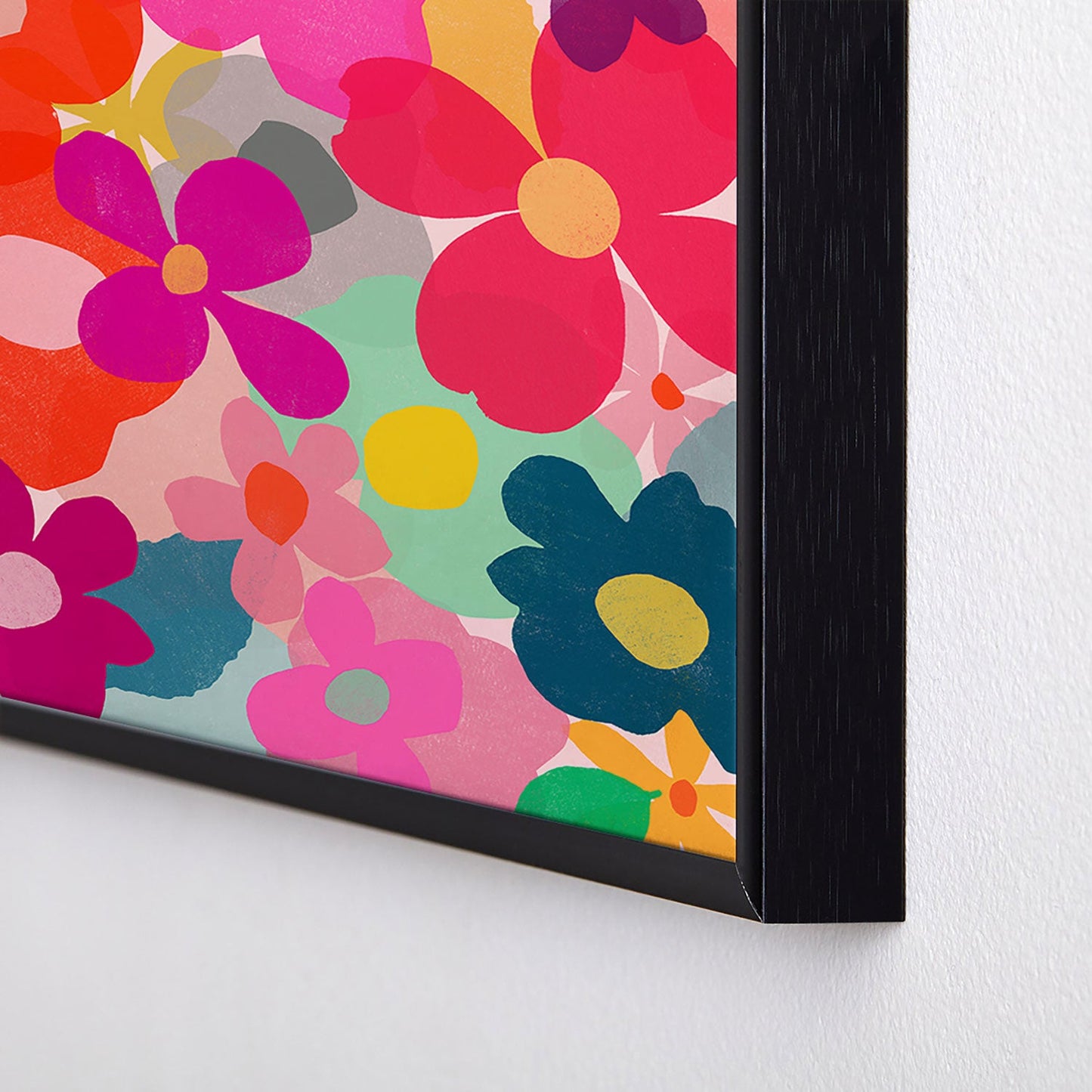 Garima Dhawan garden 3 Square Metal Framed Art Print