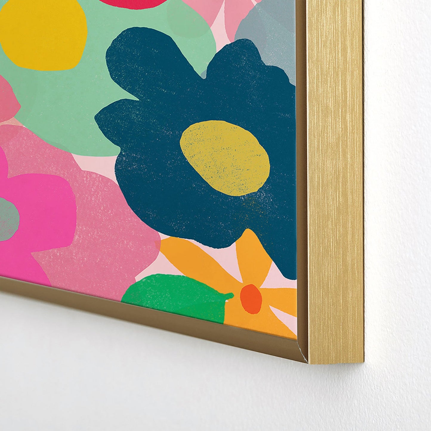Garima Dhawan garden 3 Square Metal Framed Art Print