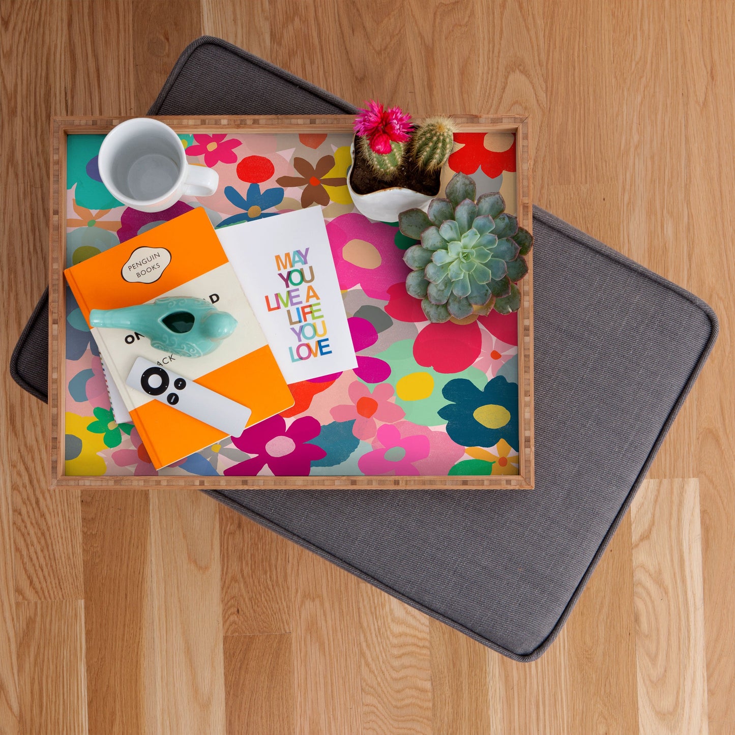 Garima Dhawan garden 3 Rectangular Tray