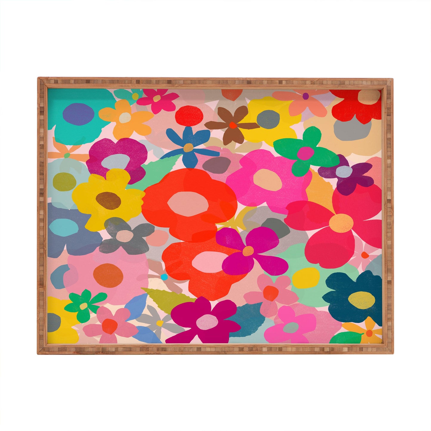 Garima Dhawan garden 3 Rectangular Tray