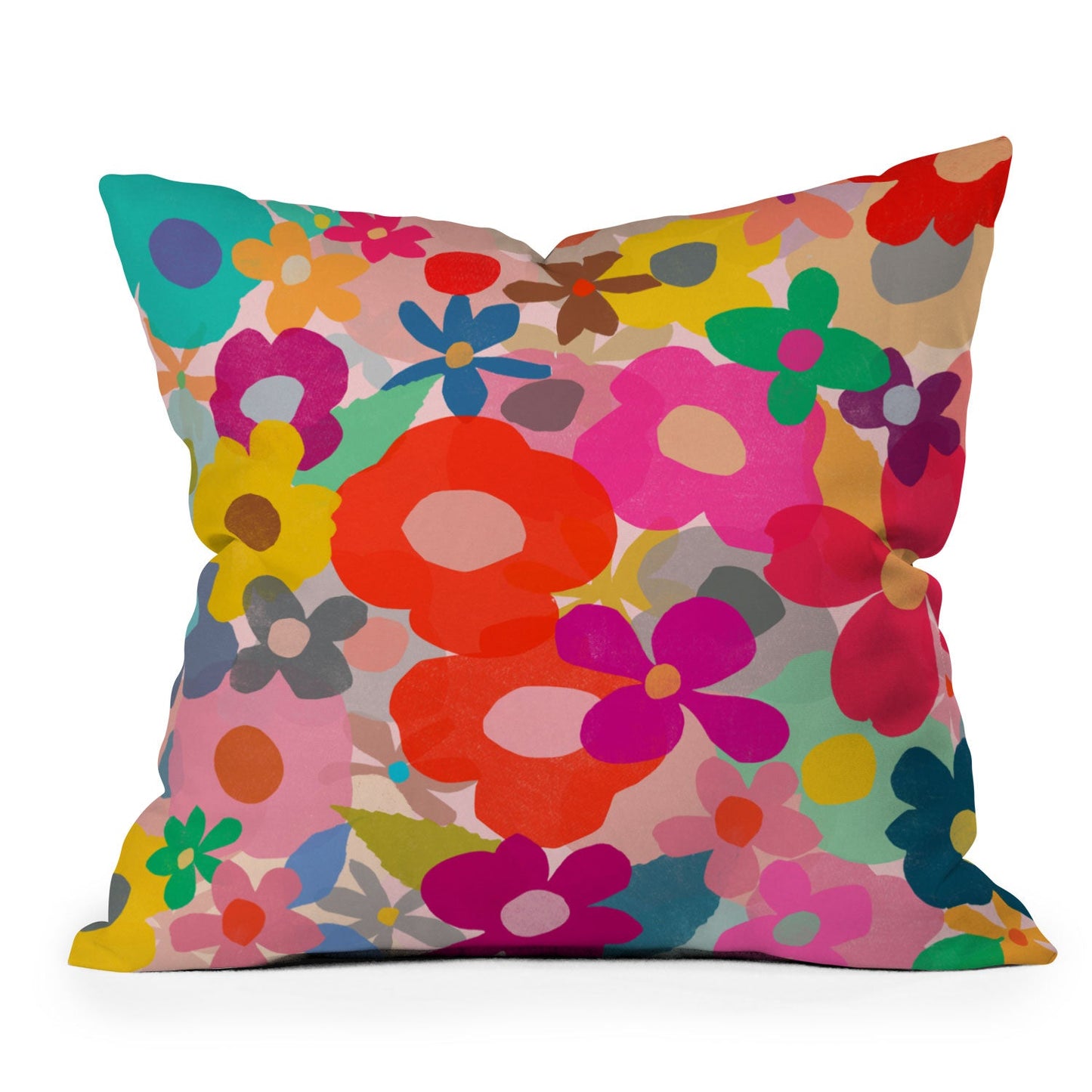 Garima Dhawan garden 3 Outdoor Throw Pillow