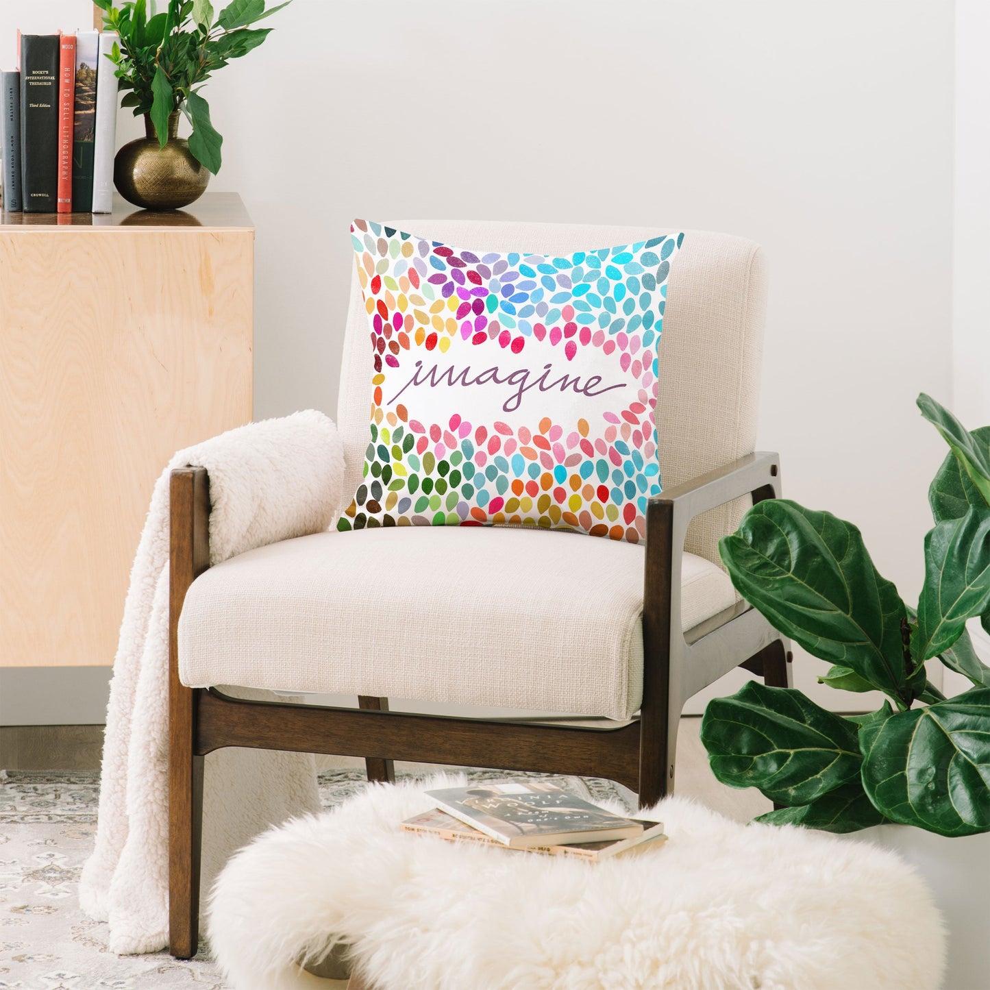 Garima Dhawan Imagine 1 Throw Pillow