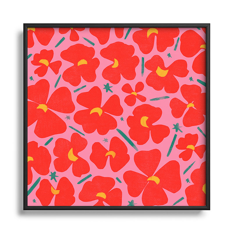Garima Dhawan Merry1 Square Metal Framed Art Print