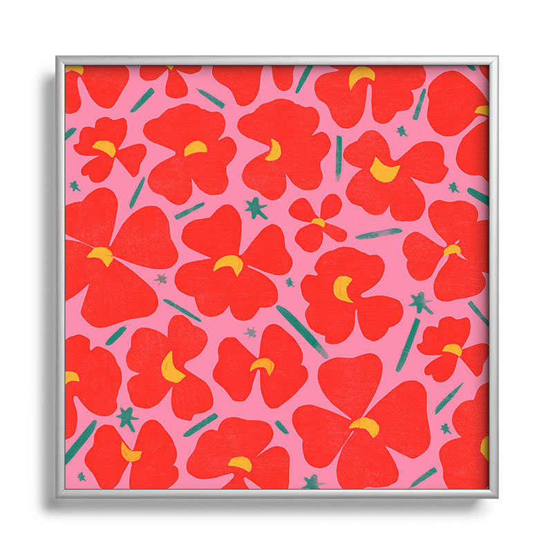 Garima Dhawan Merry1 Square Metal Framed Art Print