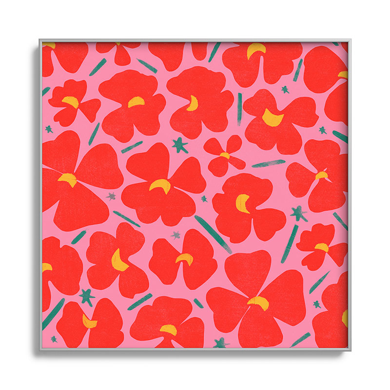 Garima Dhawan Merry1 Square Metal Framed Art Print