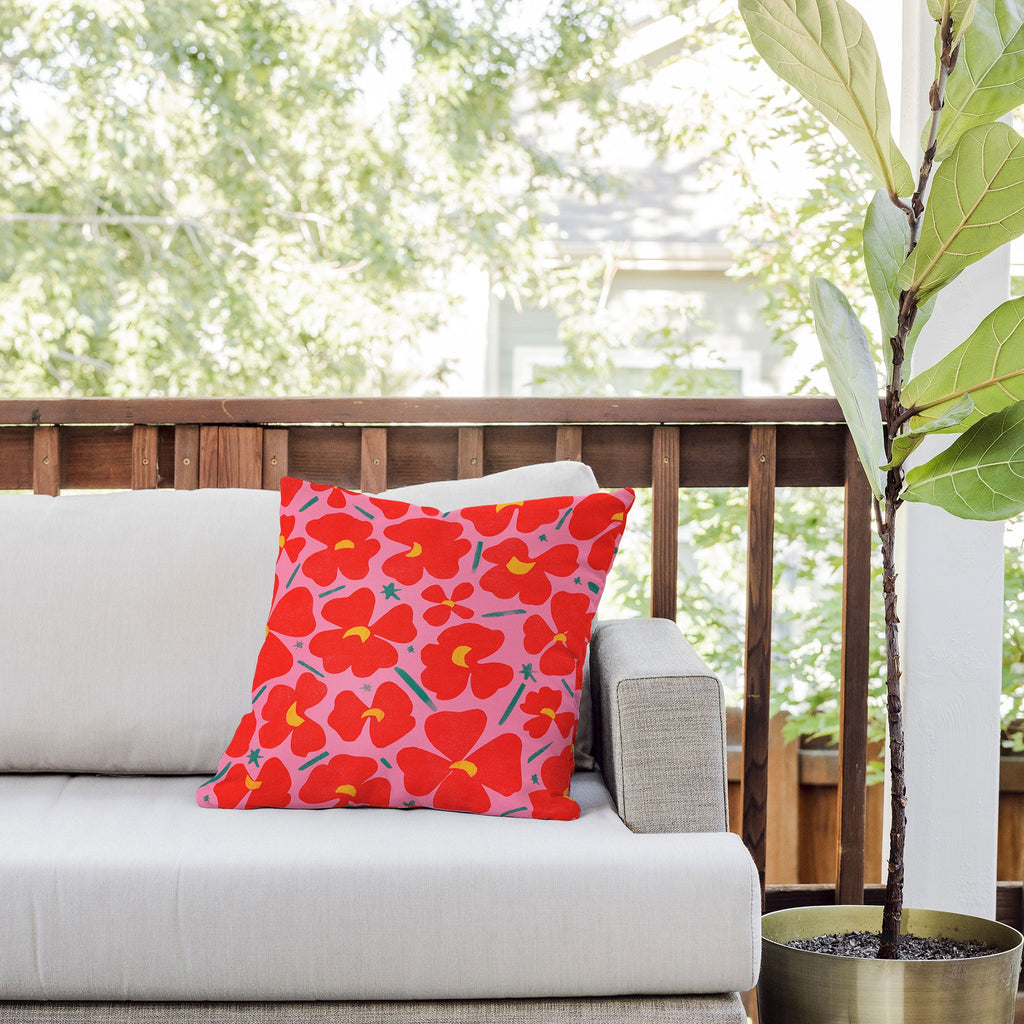 Garima Dhawan Merry1 Outdoor Throw Pillow