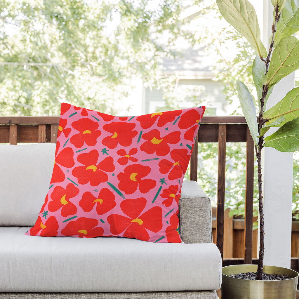 Garima Dhawan Merry1 Outdoor Throw Pillow
