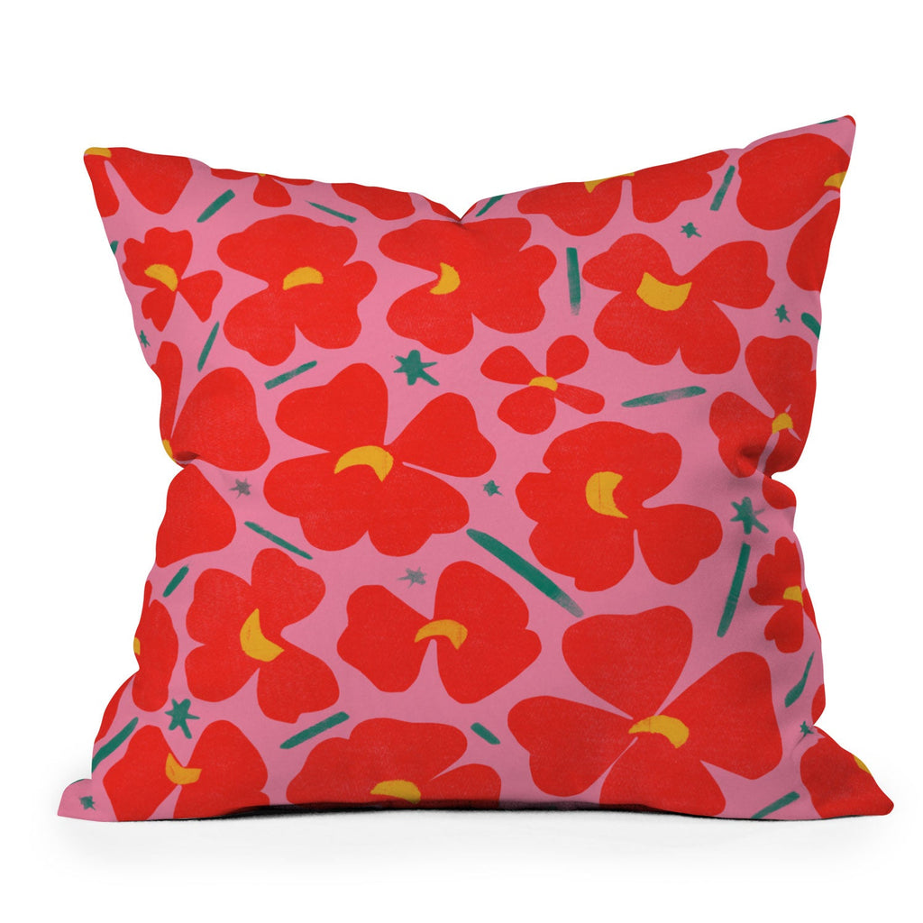 Garima Dhawan Merry1 Outdoor Throw Pillow