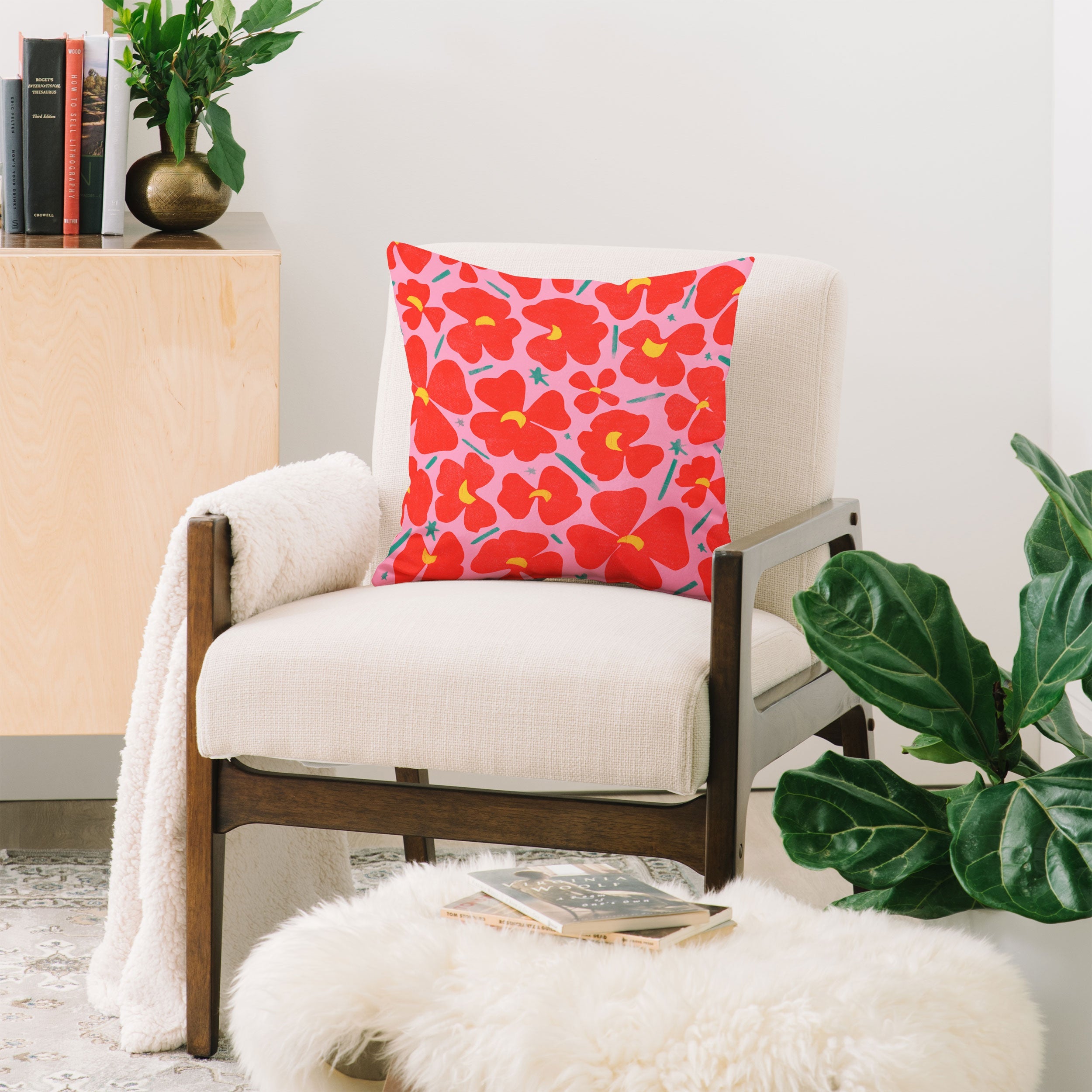Garima Dhawan Merry1 Throw Pillow