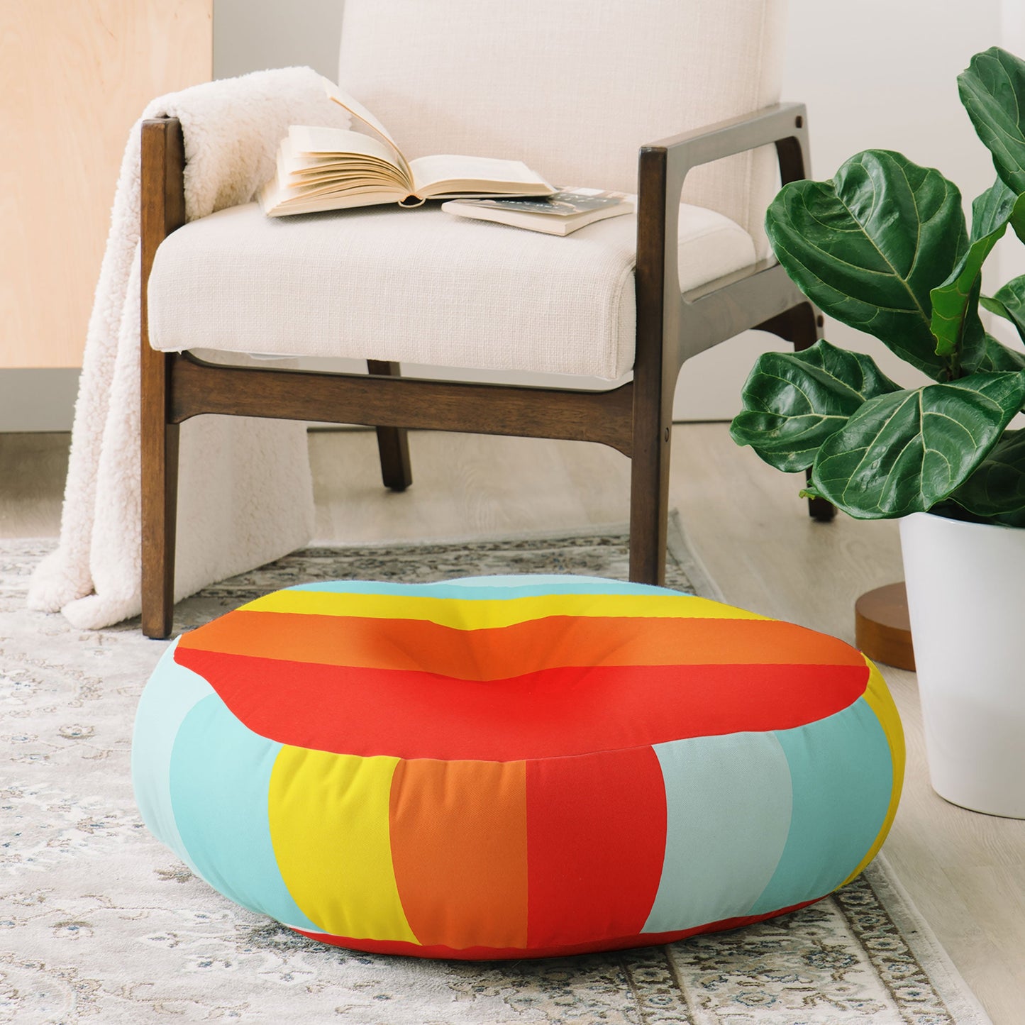 Garima Dhawan mindscape 5 Floor Pillow Round
