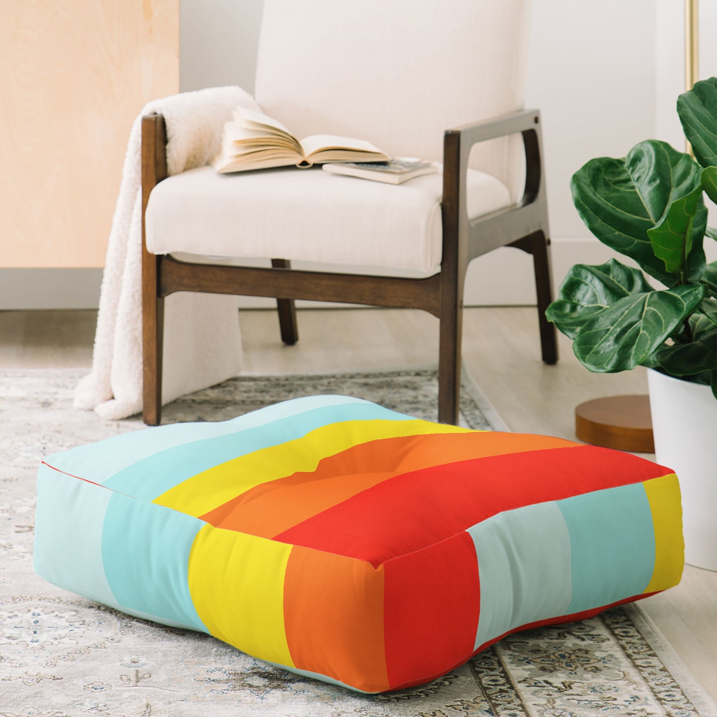 Garima Dhawan mindscape 5 Floor Pillow Square