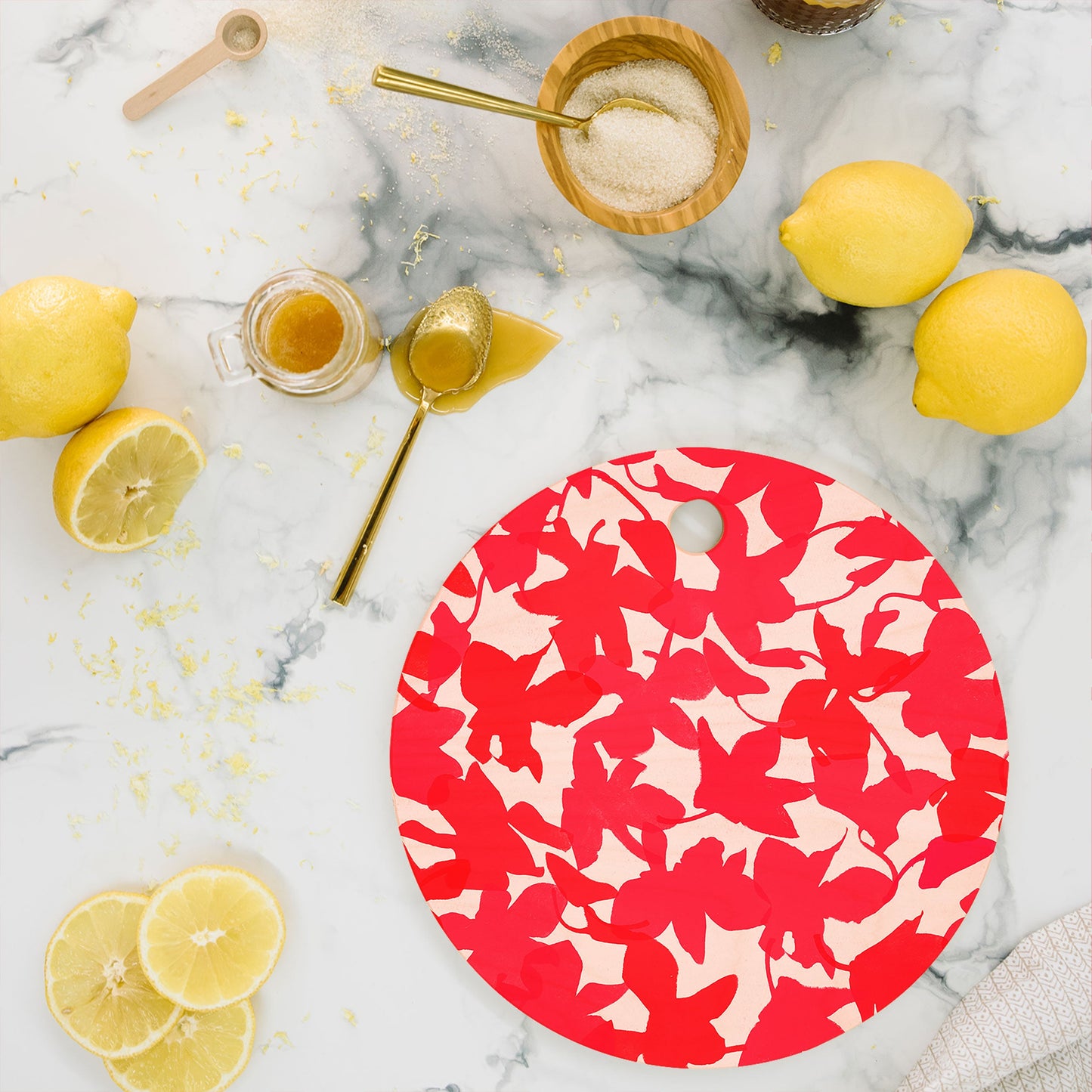 Garima Dhawan My Garden 1 Cutting Board Round