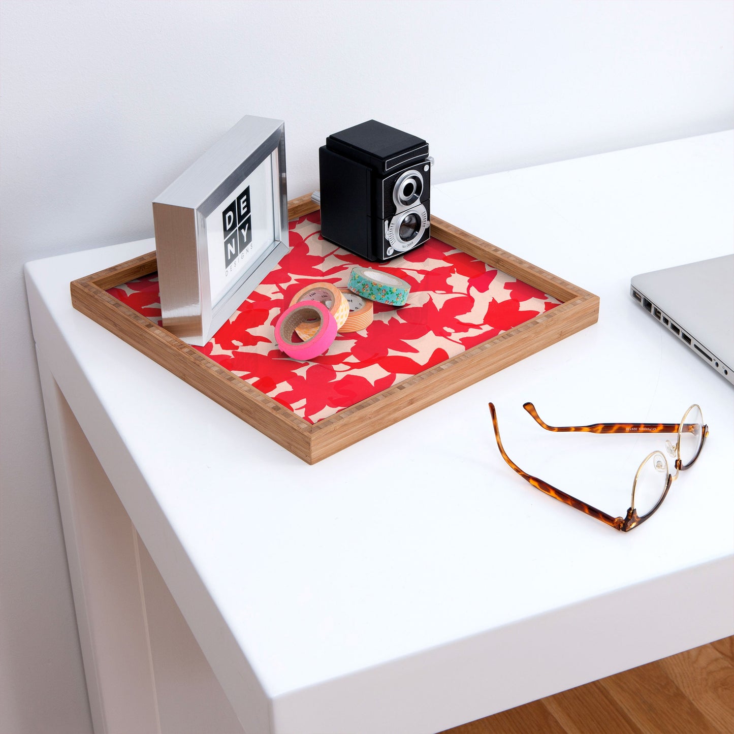 Garima Dhawan My Garden 1 Square Tray