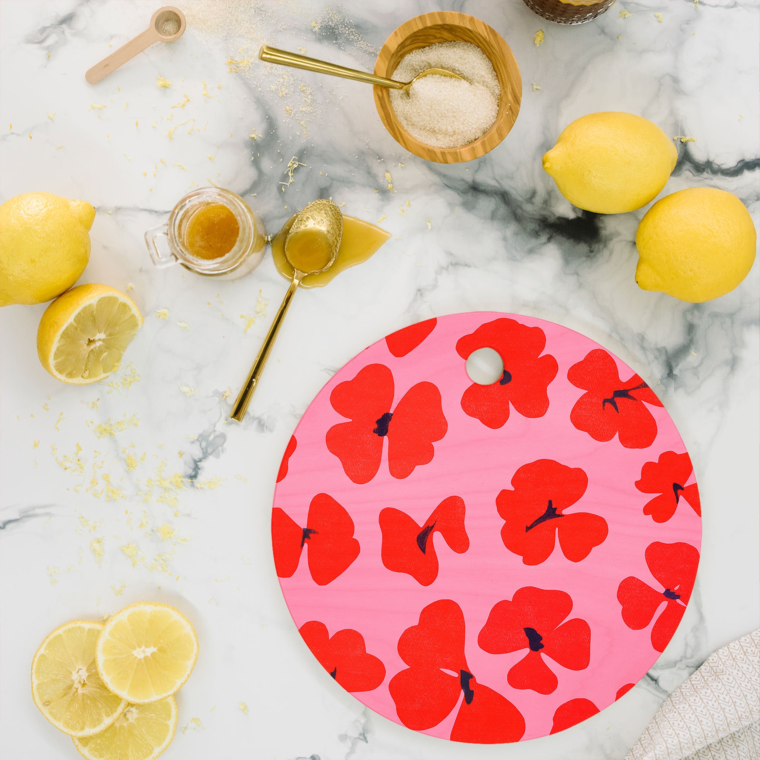Garima Dhawan oxalis 2 Cutting Board Round