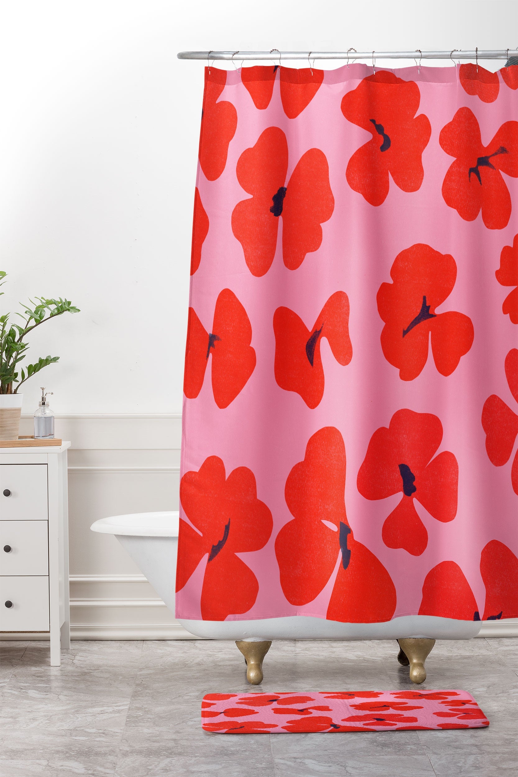 Garima Dhawan oxalis 2 Memory Foam Bath Mat