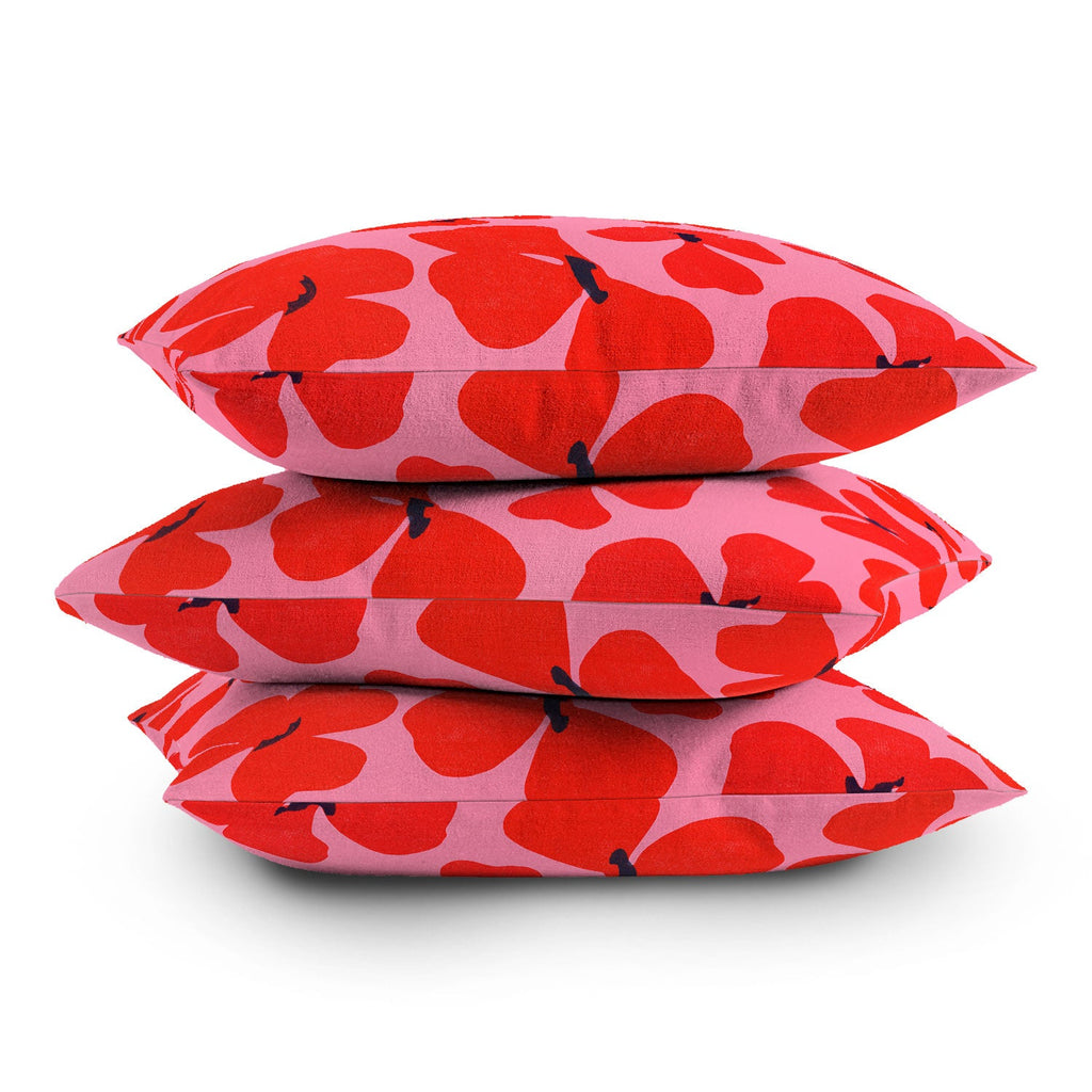 Garima Dhawan oxalis 2 Outdoor Throw Pillow