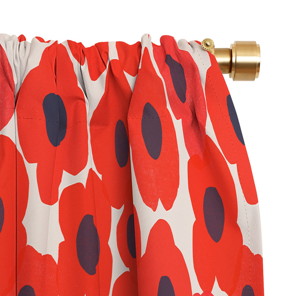 Garima Dhawan poppy 7 Blackout Window Curtain