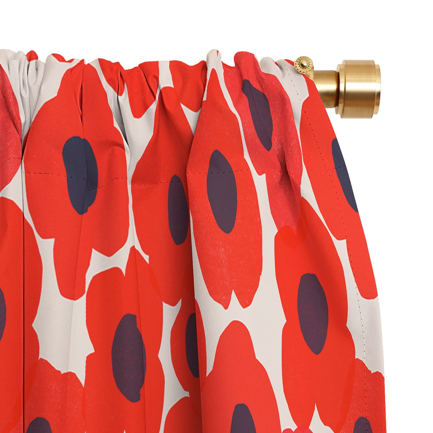 Garima Dhawan poppy 7 Blackout Window Curtain