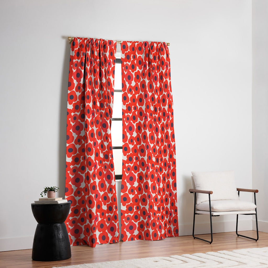 Garima Dhawan poppy 7 Blackout Window Curtain