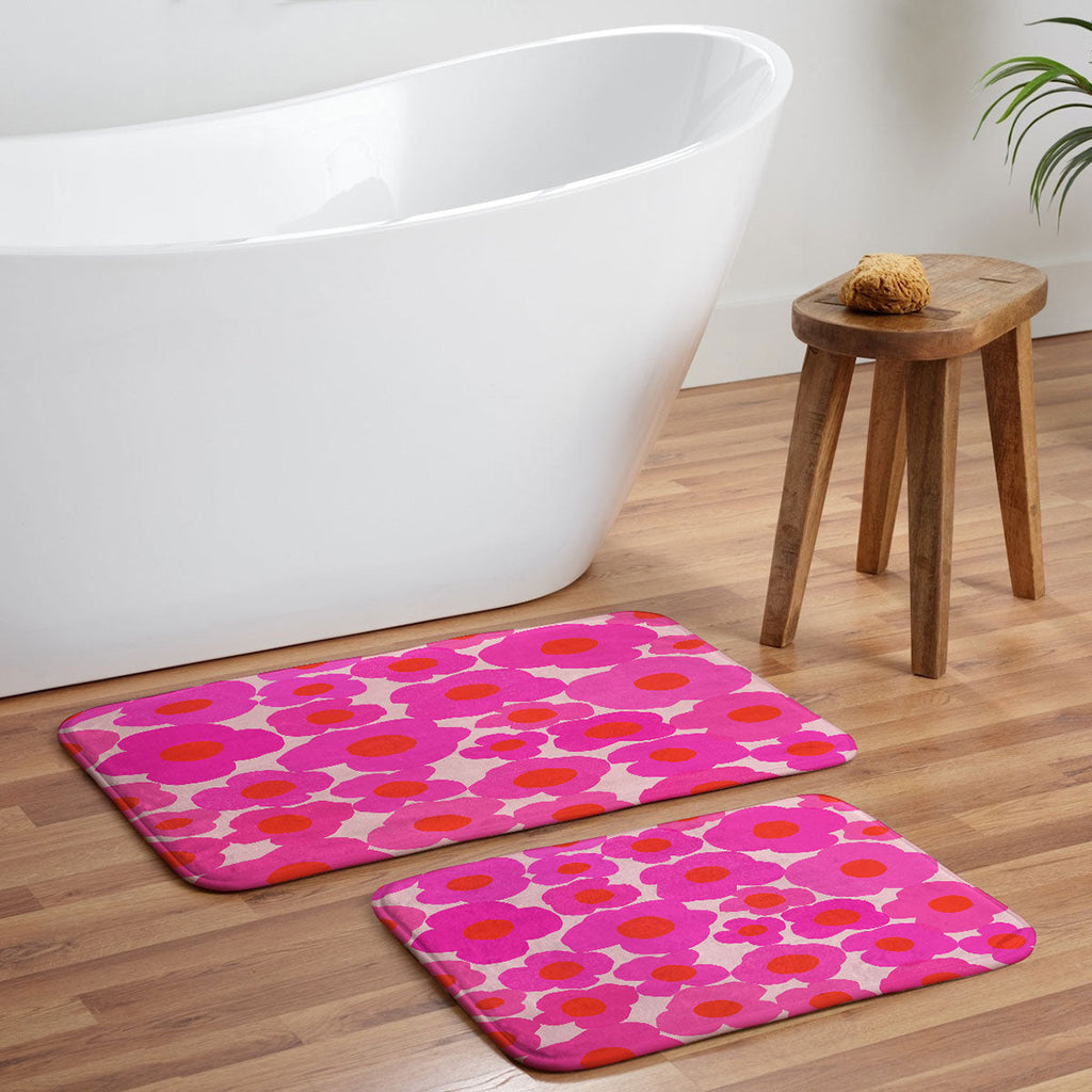 Garima Dhawan poppy 9 Memory Foam Bath Mat