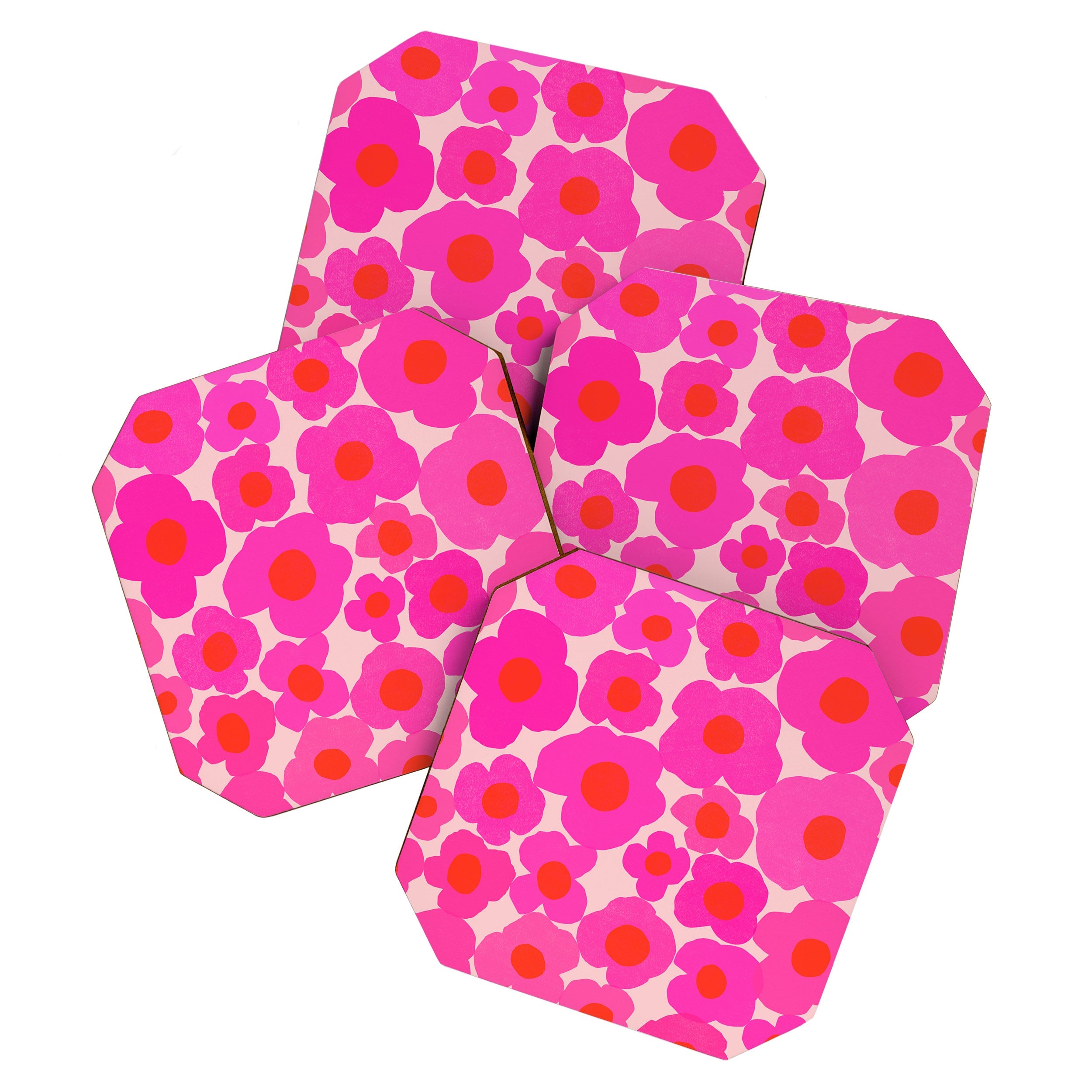 Garima Dhawan poppy 9 Coaster Set