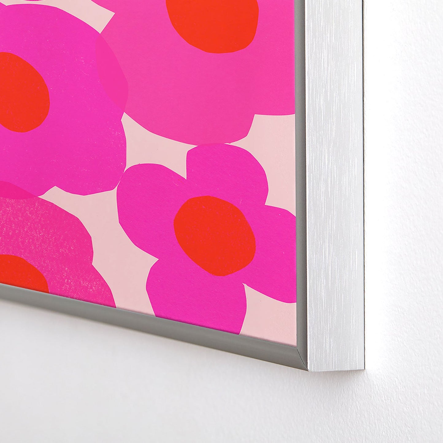 Garima Dhawan poppy 9 Square Metal Framed Art Print
