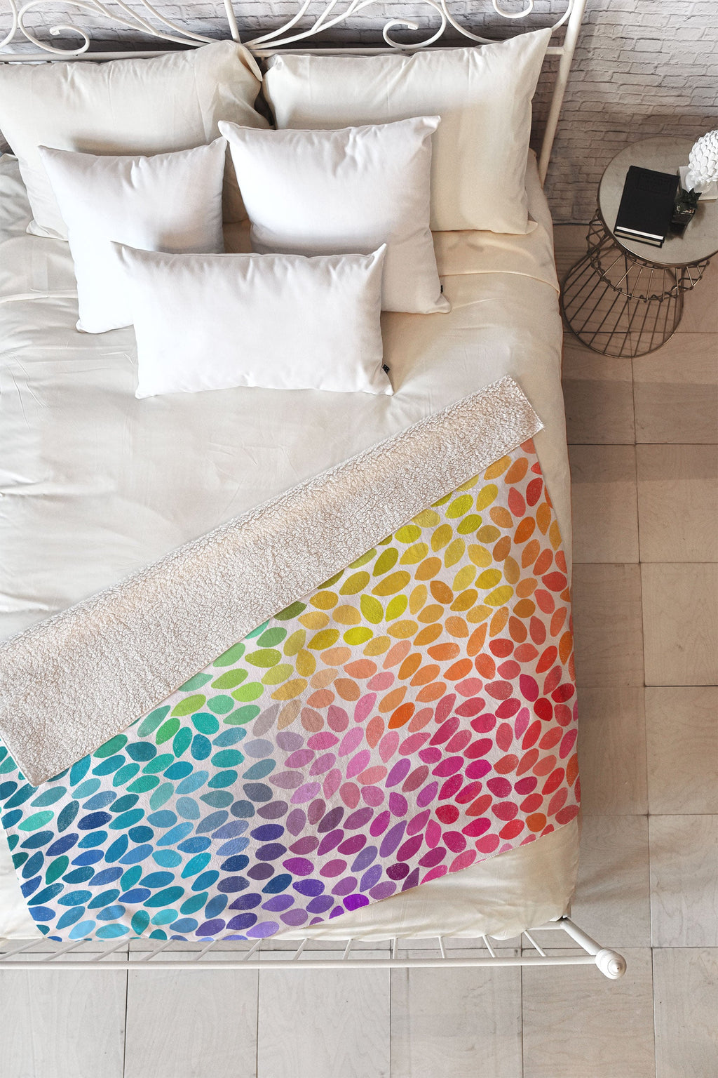 Garima Dhawan Rain 11 Fleece Throw Blanket