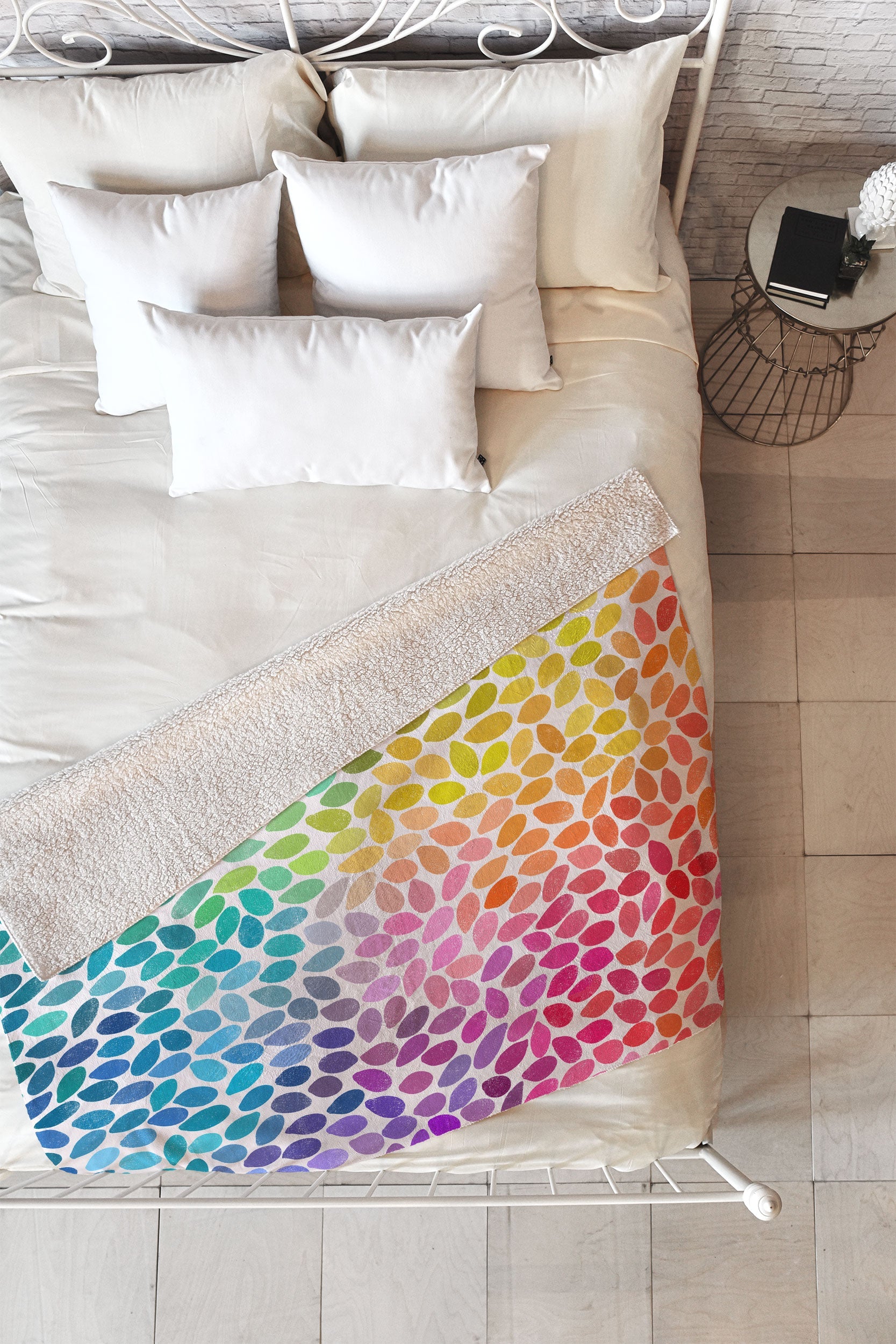 Garima Dhawan Rain 11 Fleece Throw Blanket