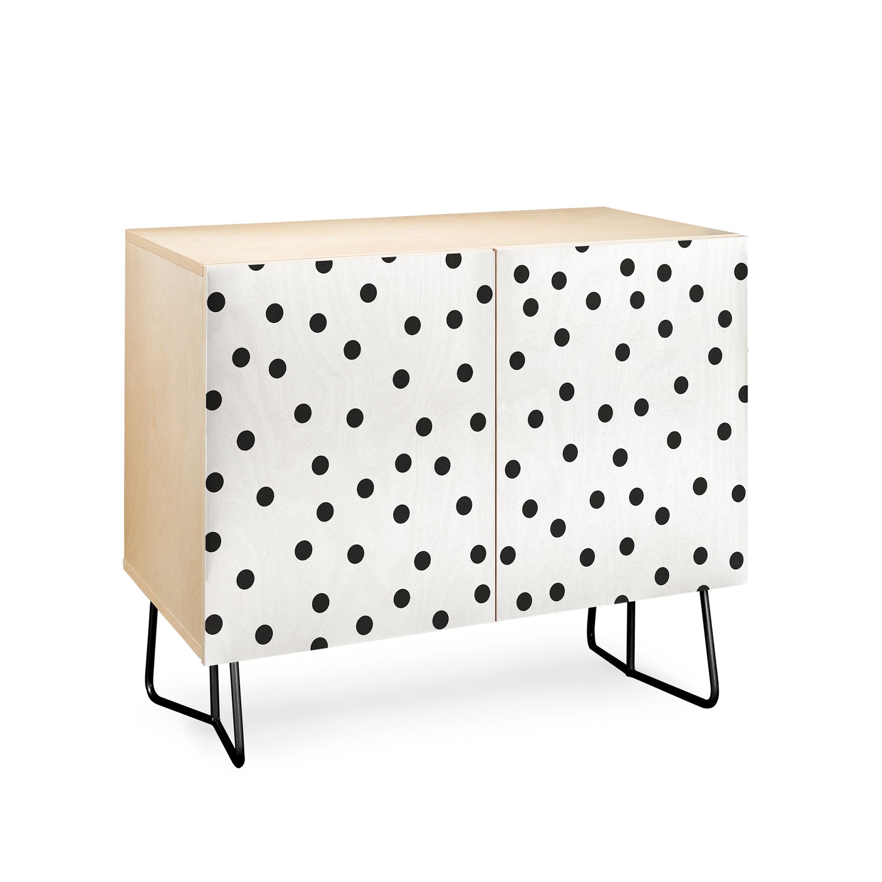 Garima Dhawan Vintage Dots Black Credenza