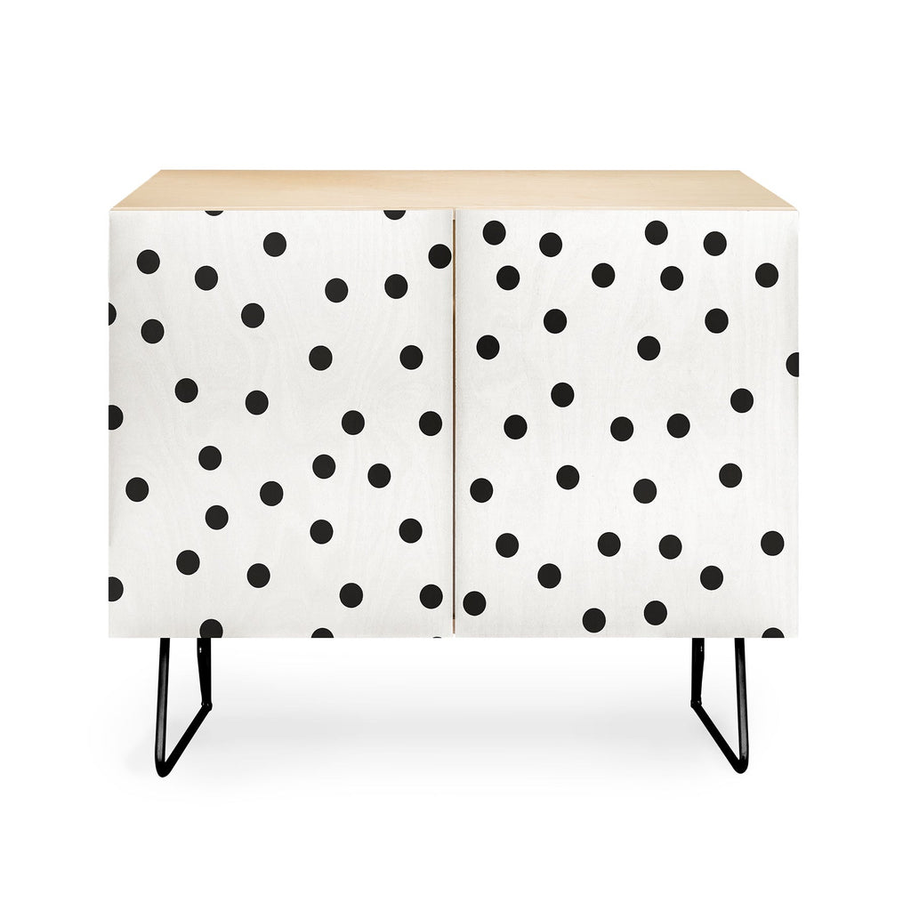 Garima Dhawan Vintage Dots Black Credenza