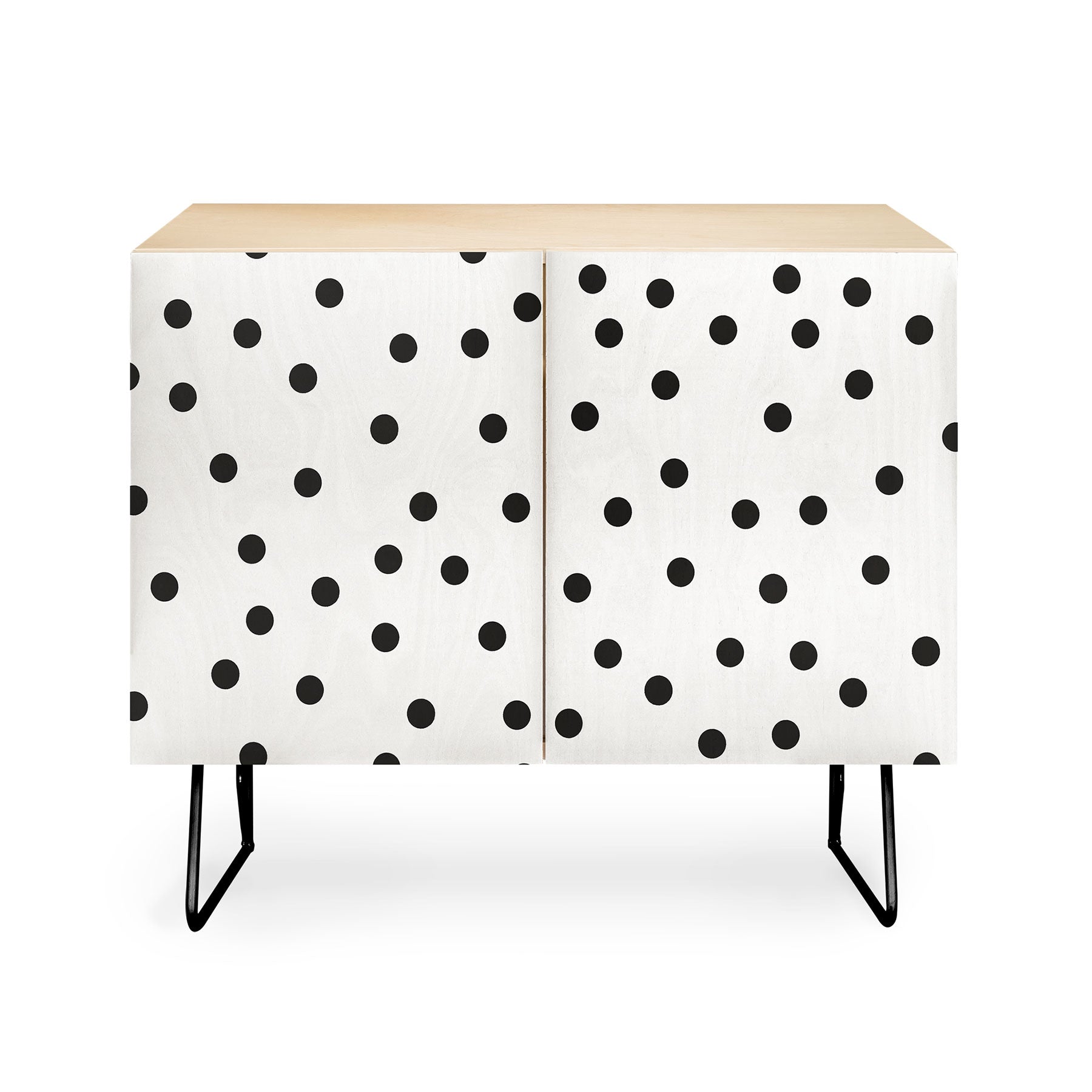 Garima Dhawan Vintage Dots Black Credenza