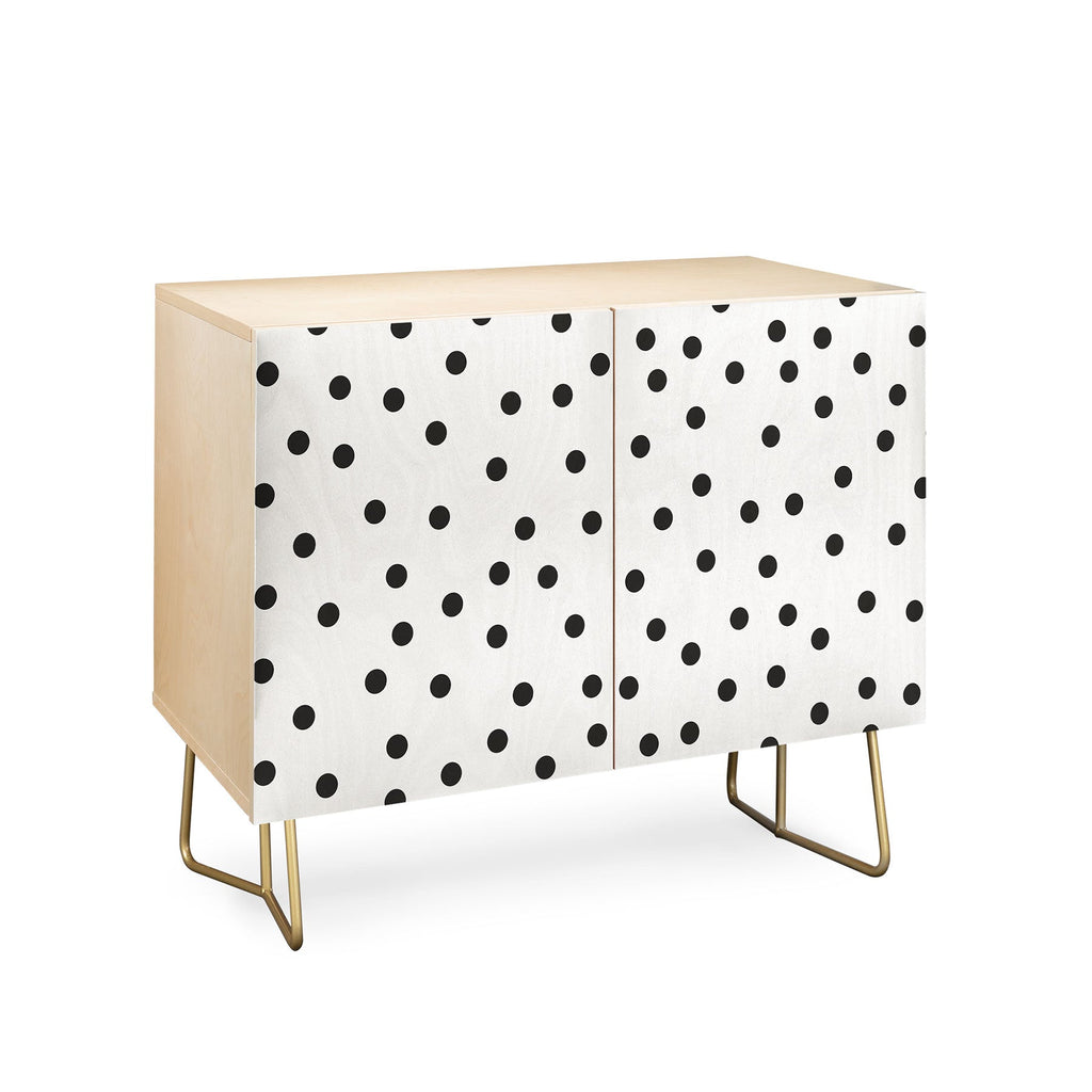 Garima Dhawan Vintage Dots Black Credenza