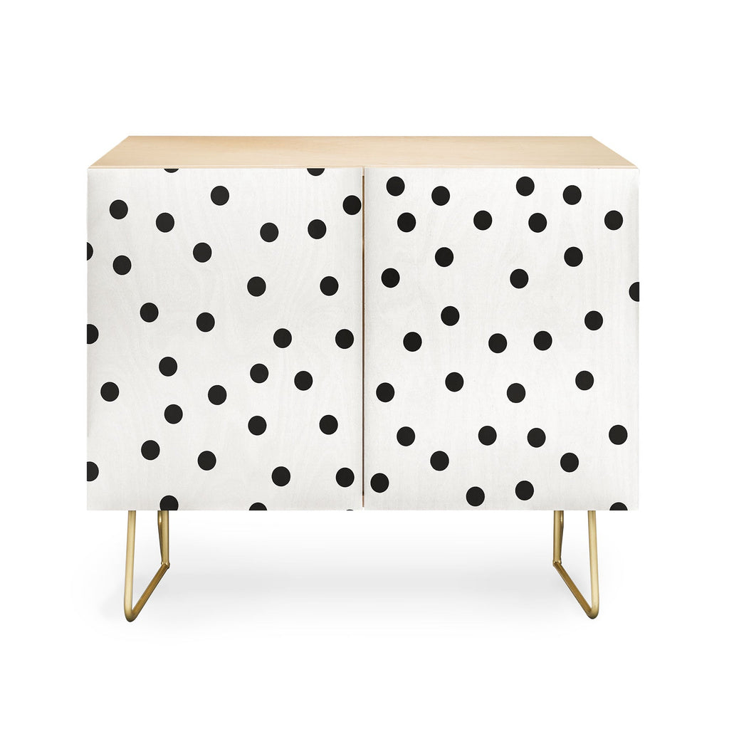 Garima Dhawan Vintage Dots Black Credenza