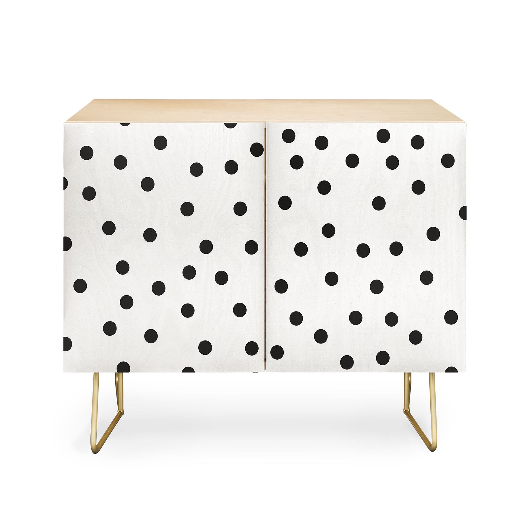 Garima Dhawan Vintage Dots Black Credenza