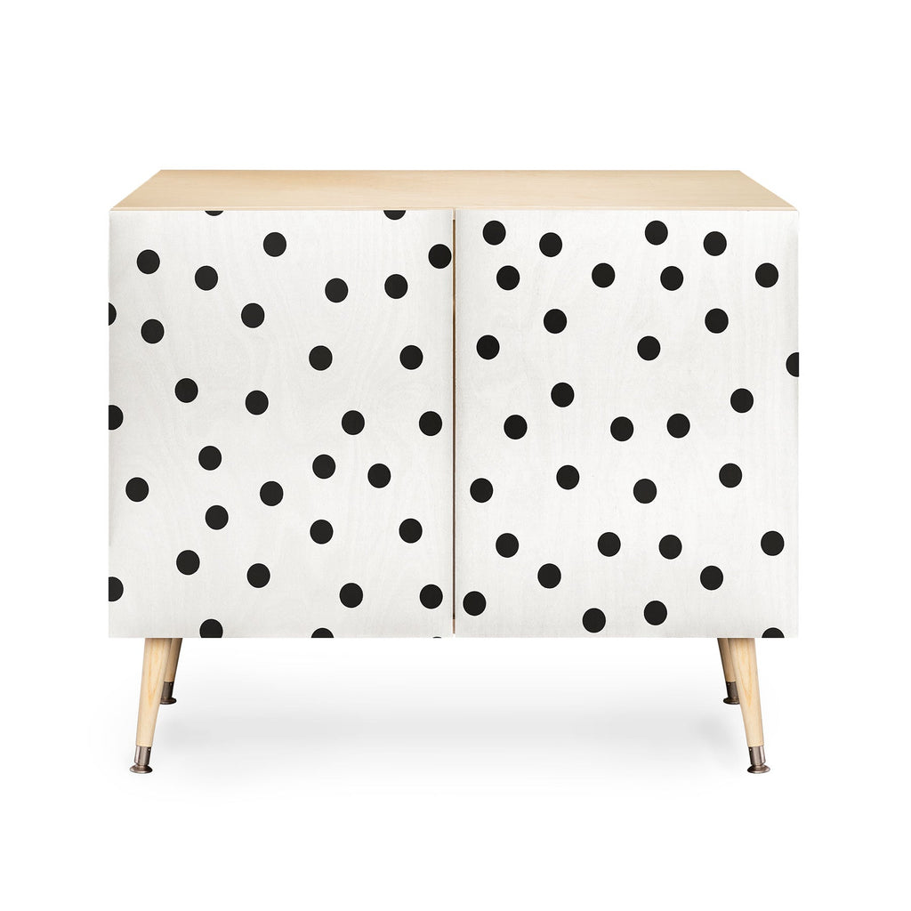 Garima Dhawan Vintage Dots Black Credenza