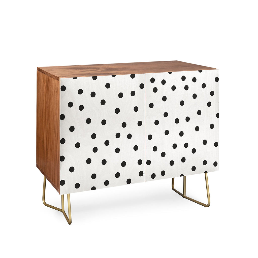 Garima Dhawan Vintage Dots Black Credenza