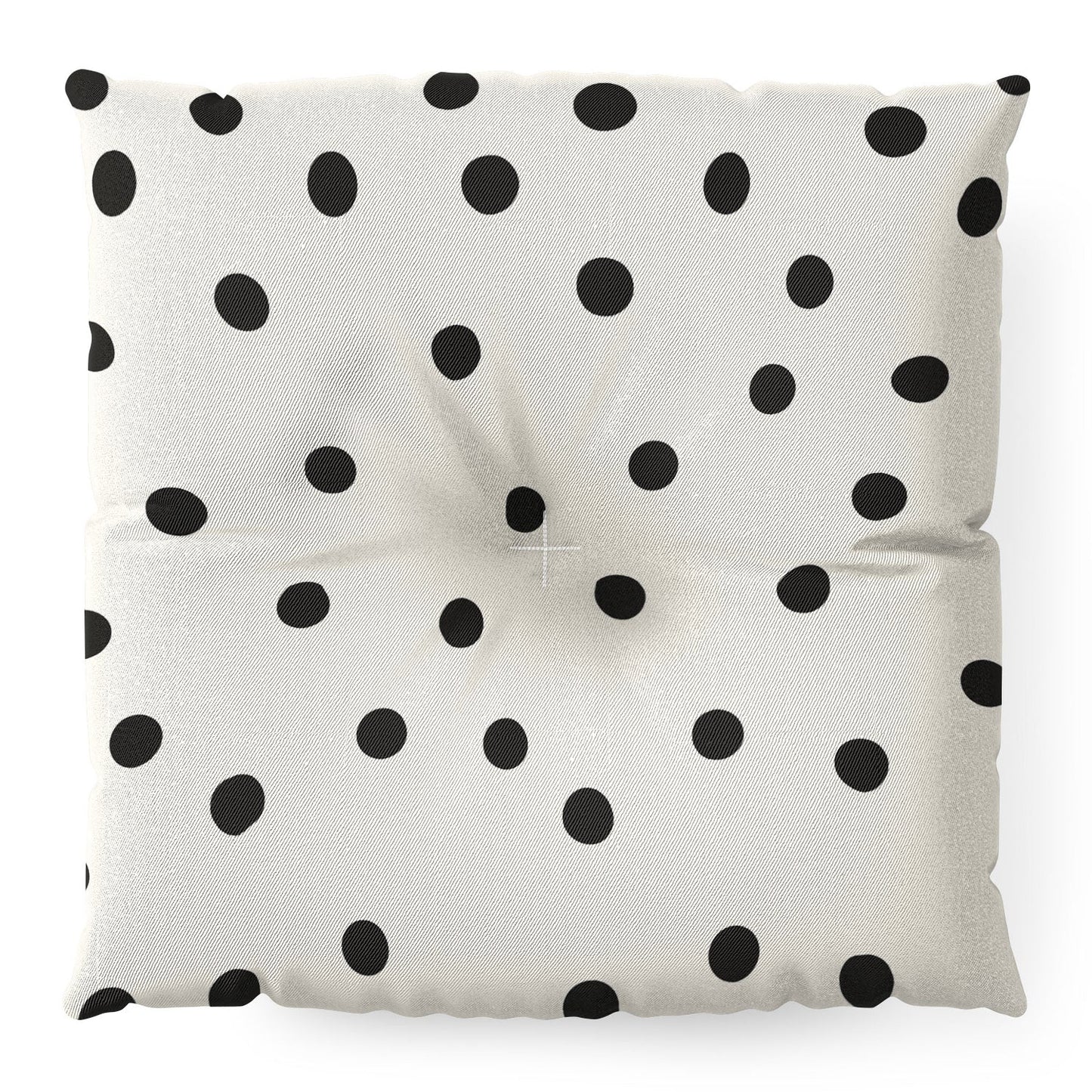 Garima Dhawan Vintage Dots Black Floor Pillow Square