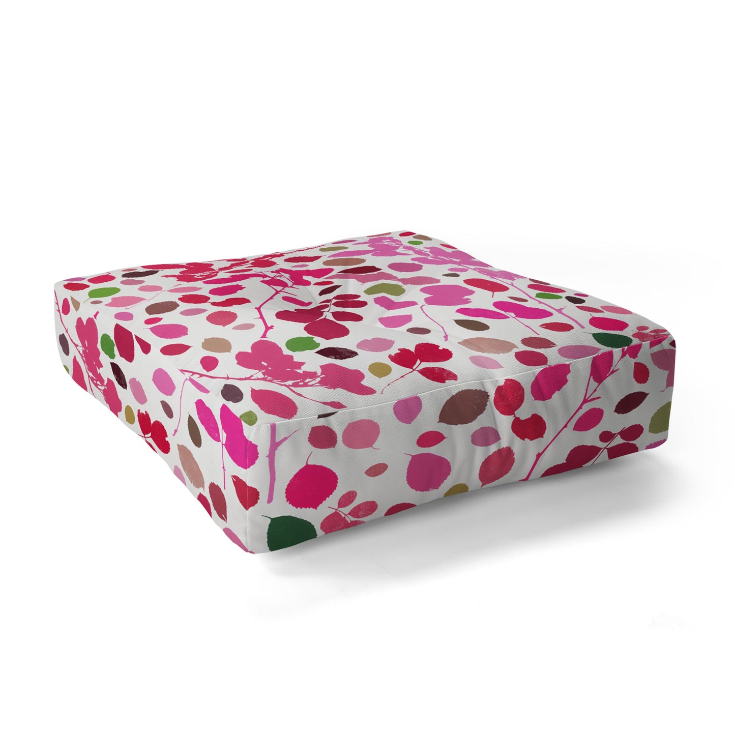 Garima Dhawan wildrose 3 Floor Pillow Square