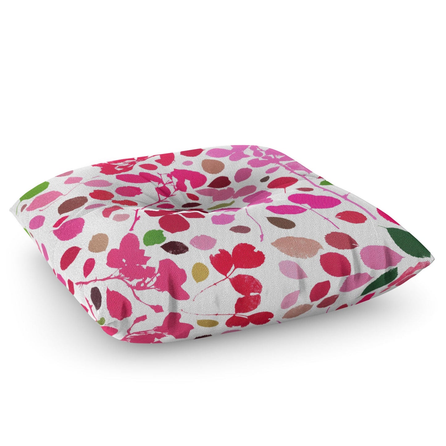 Garima Dhawan wildrose 3 Floor Pillow Square