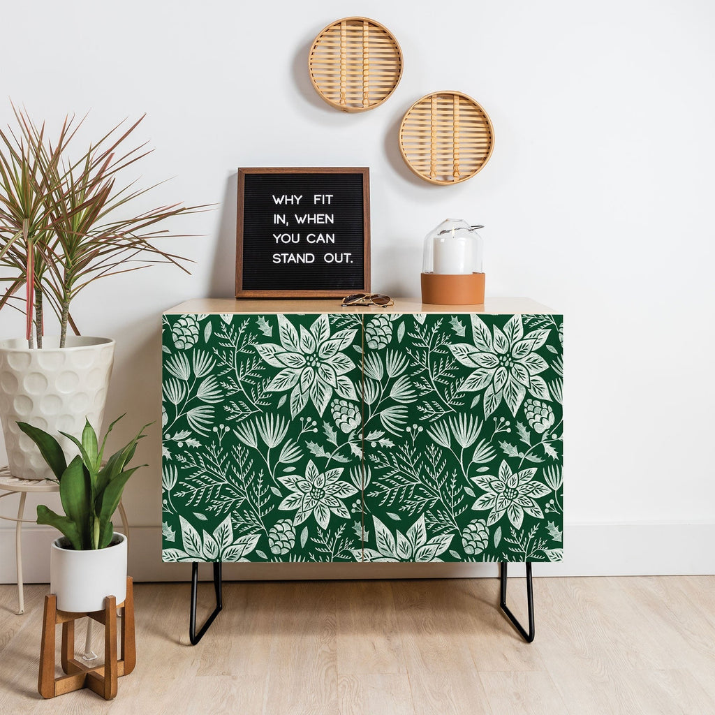 Pimlada Phuapradit Christmas Poinsettia Credenza