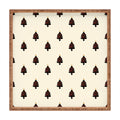 Design by Spark Black And Gold Christmas Tree Square Tray