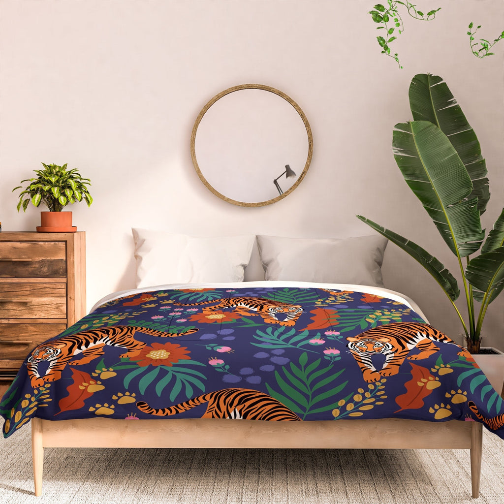 Design by Spark Tiger of the Glorious Jungle Comforter