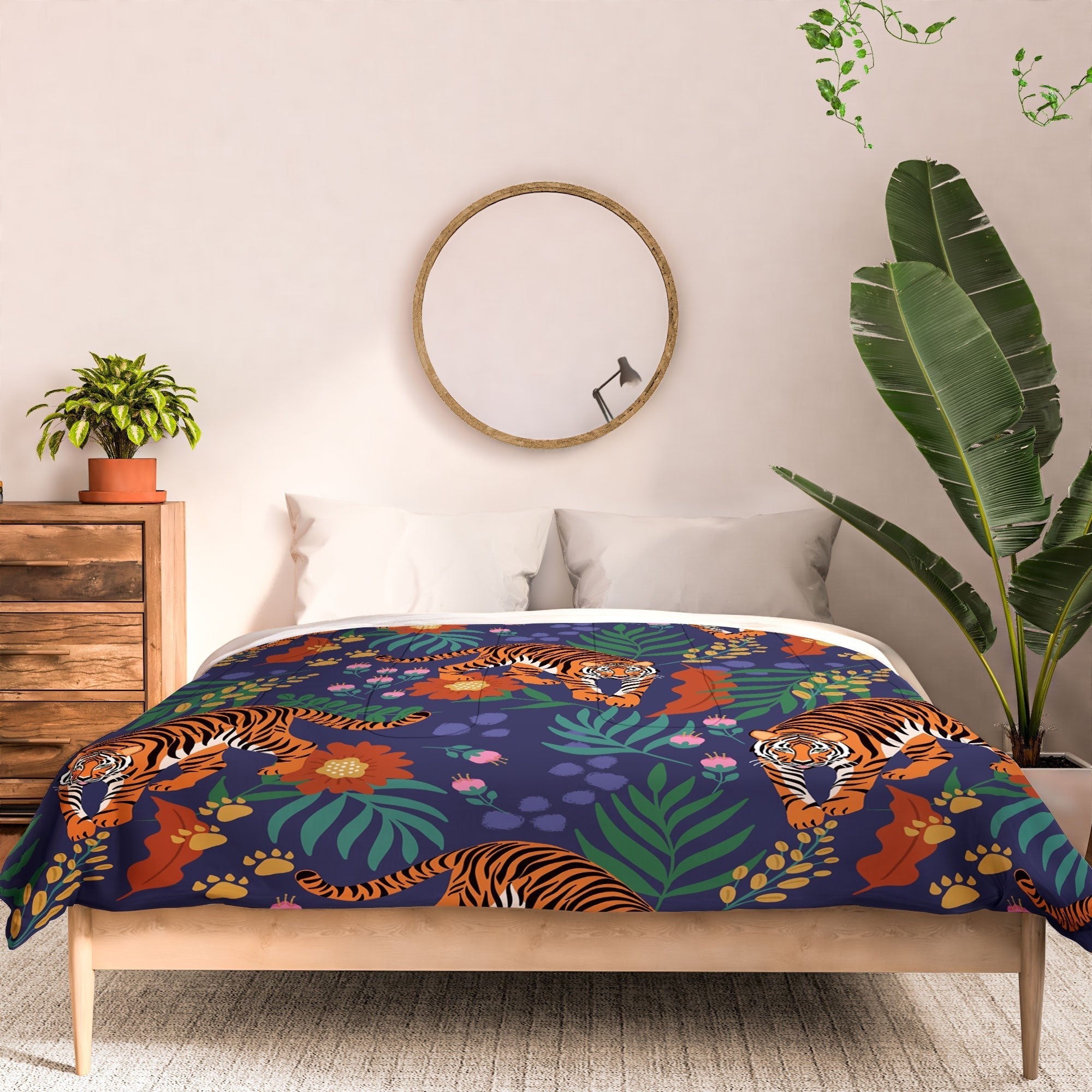 Design by Spark Tiger of the Glorious Jungle Comforter