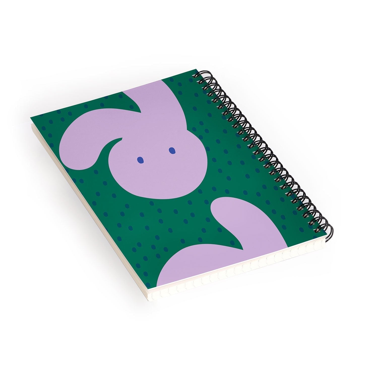 Camilla Foss Pebbles and Rabbit Spiral Notebook